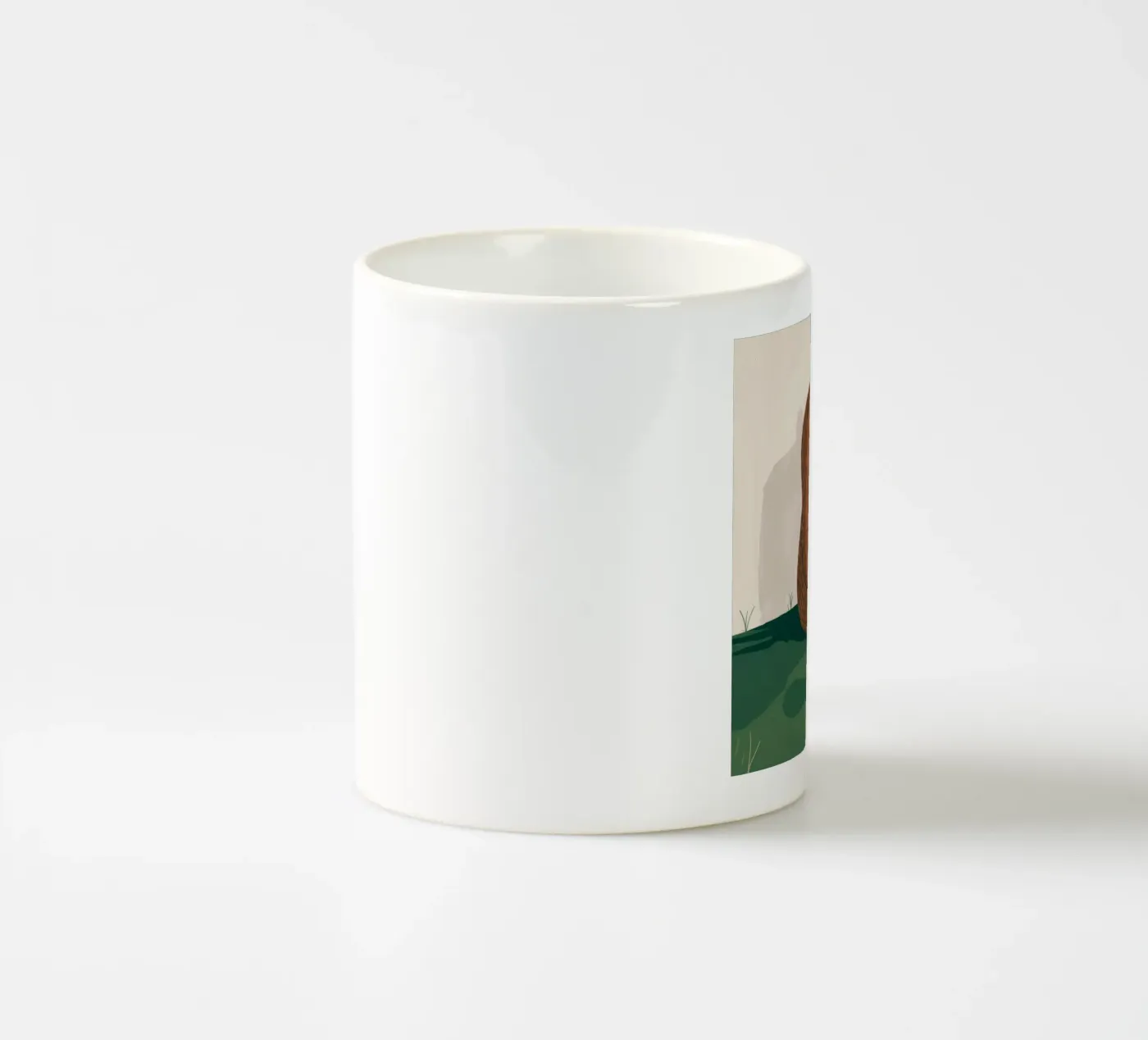 Harvest Bear Delight ceramic mug by Timeless Huse