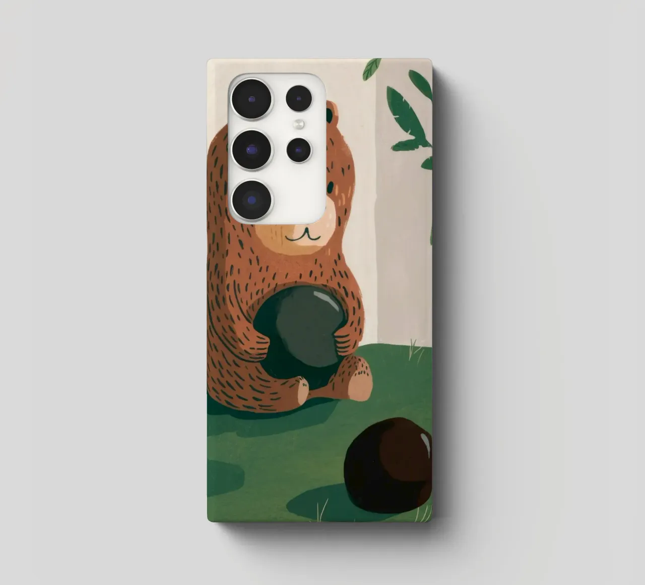 Delizia dell'orso del raccolto cover samsung da Timeless Huse