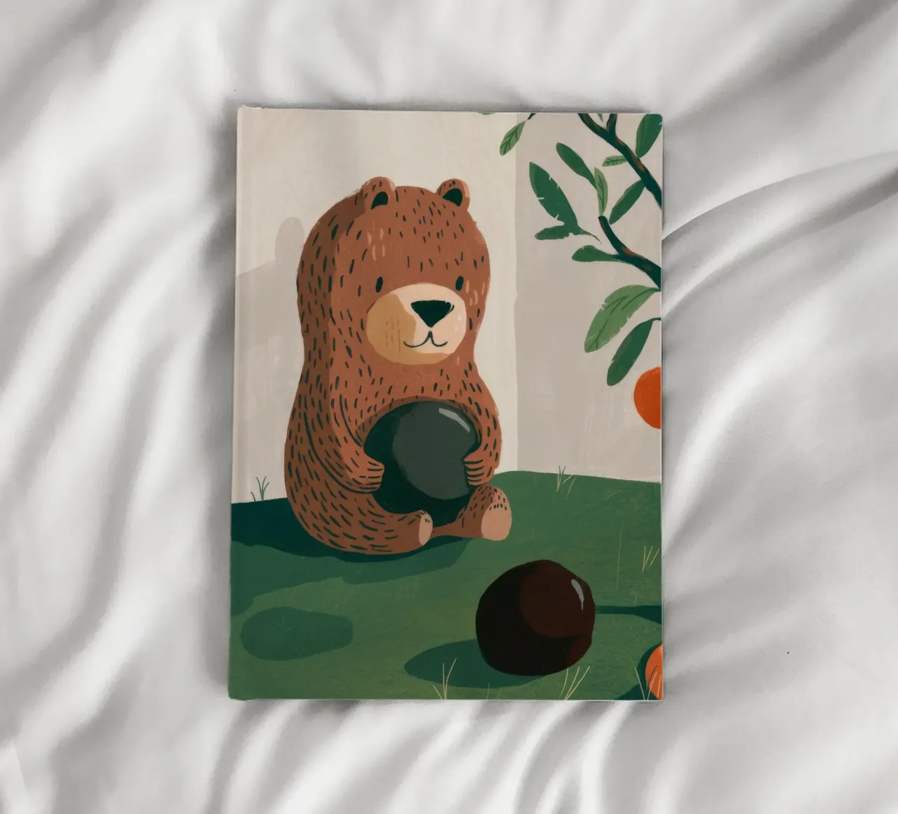 Harvest Bear Delight notebook by Timeless Huse