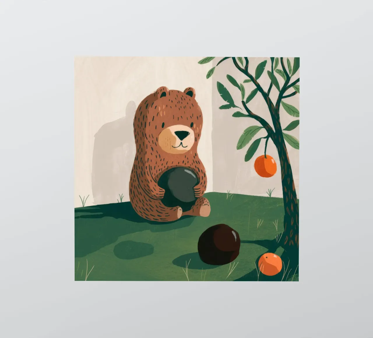 Harvest Bear Delight sticker by Timeless Huse