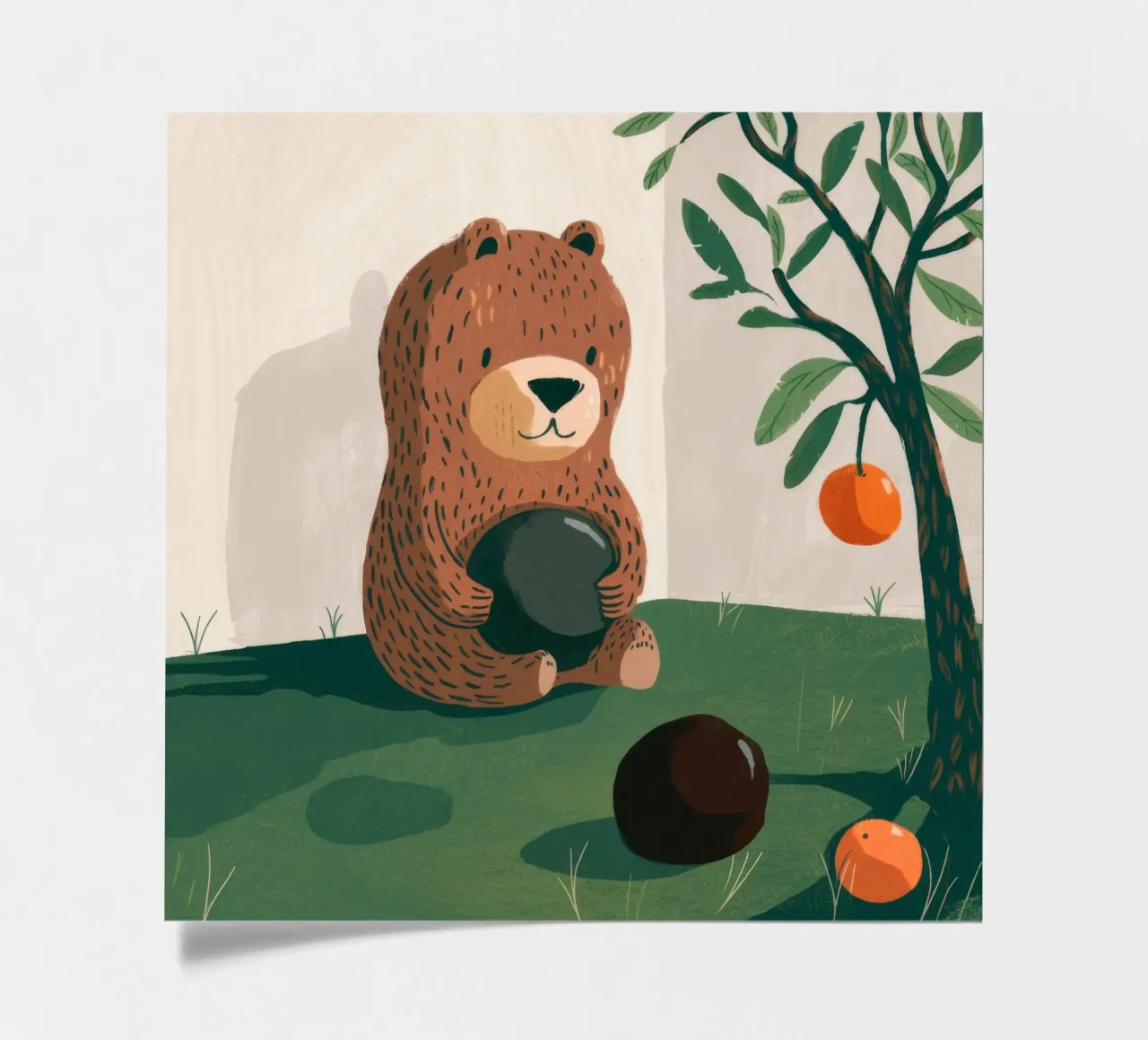 Harvest Bear Delight sticker sheet by Timeless Huse