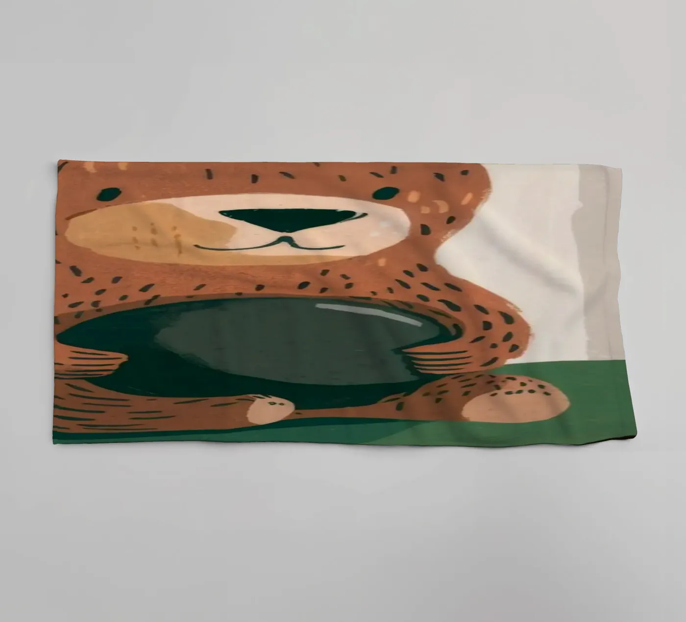 Harvest Bear Delight badhanddoek van Timeless Huse