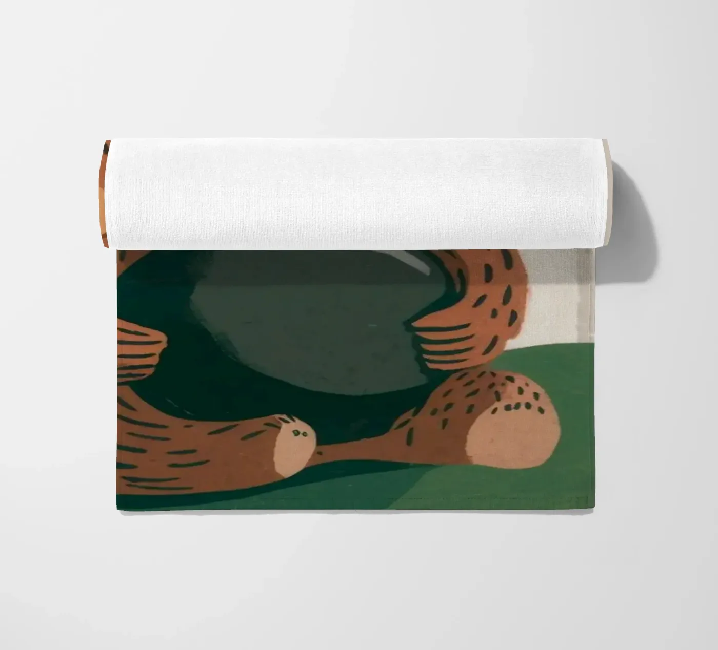 Harvest Bear Delight beach towel by Timeless Huse