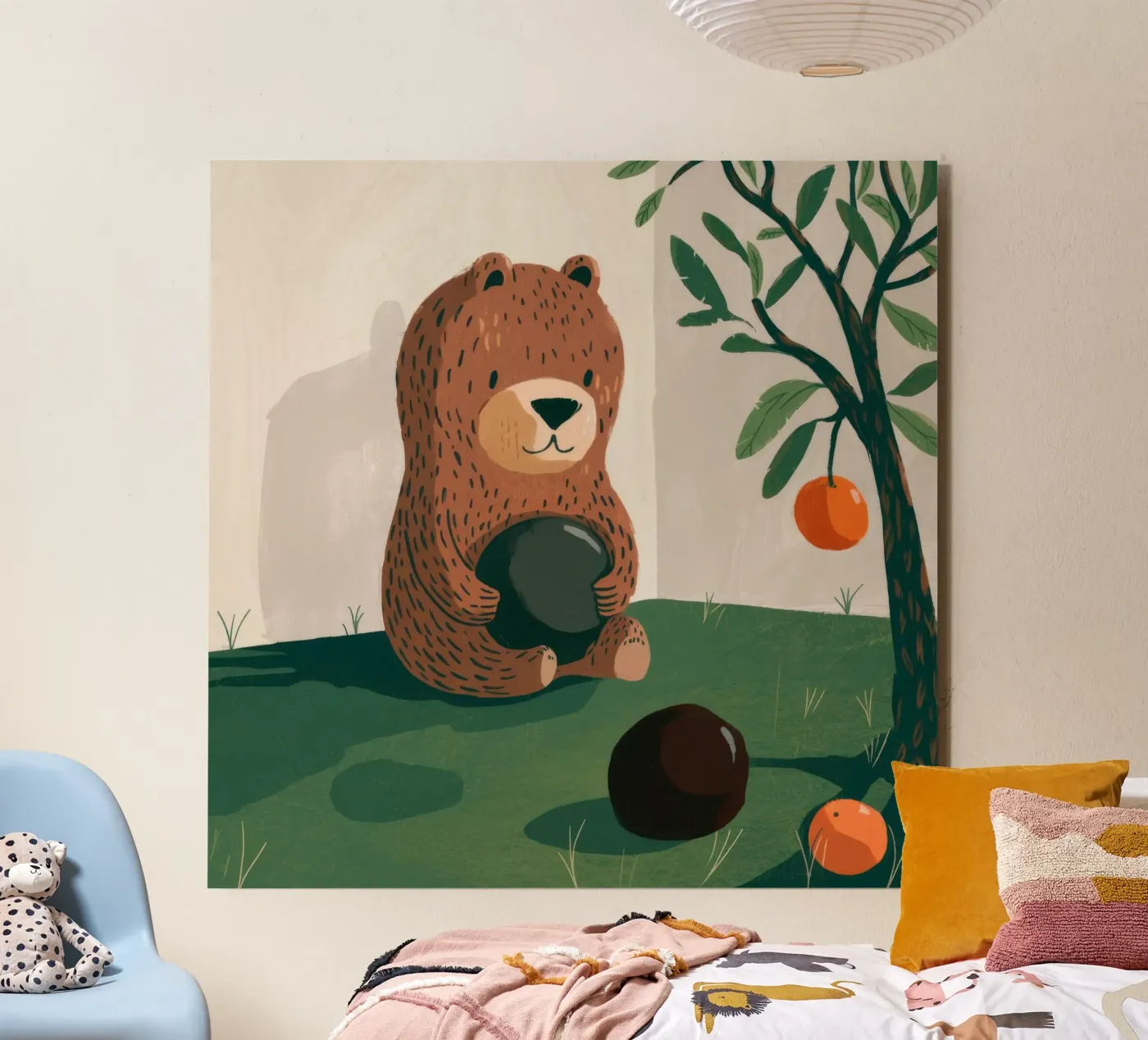 Harvest Bear Delight forex plate by Timeless Huse