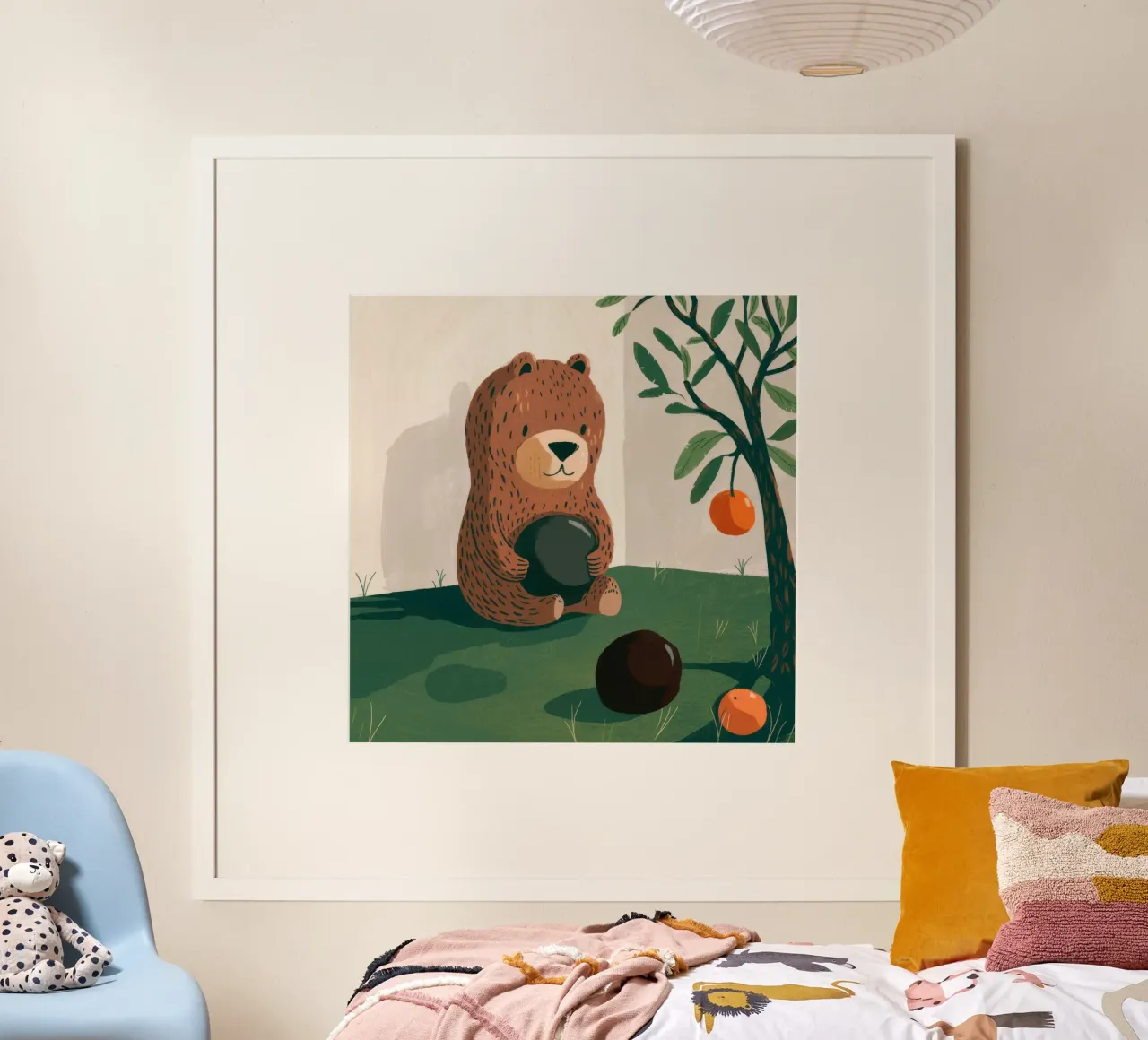 Harvest Bear Delight poster by Timeless Huse