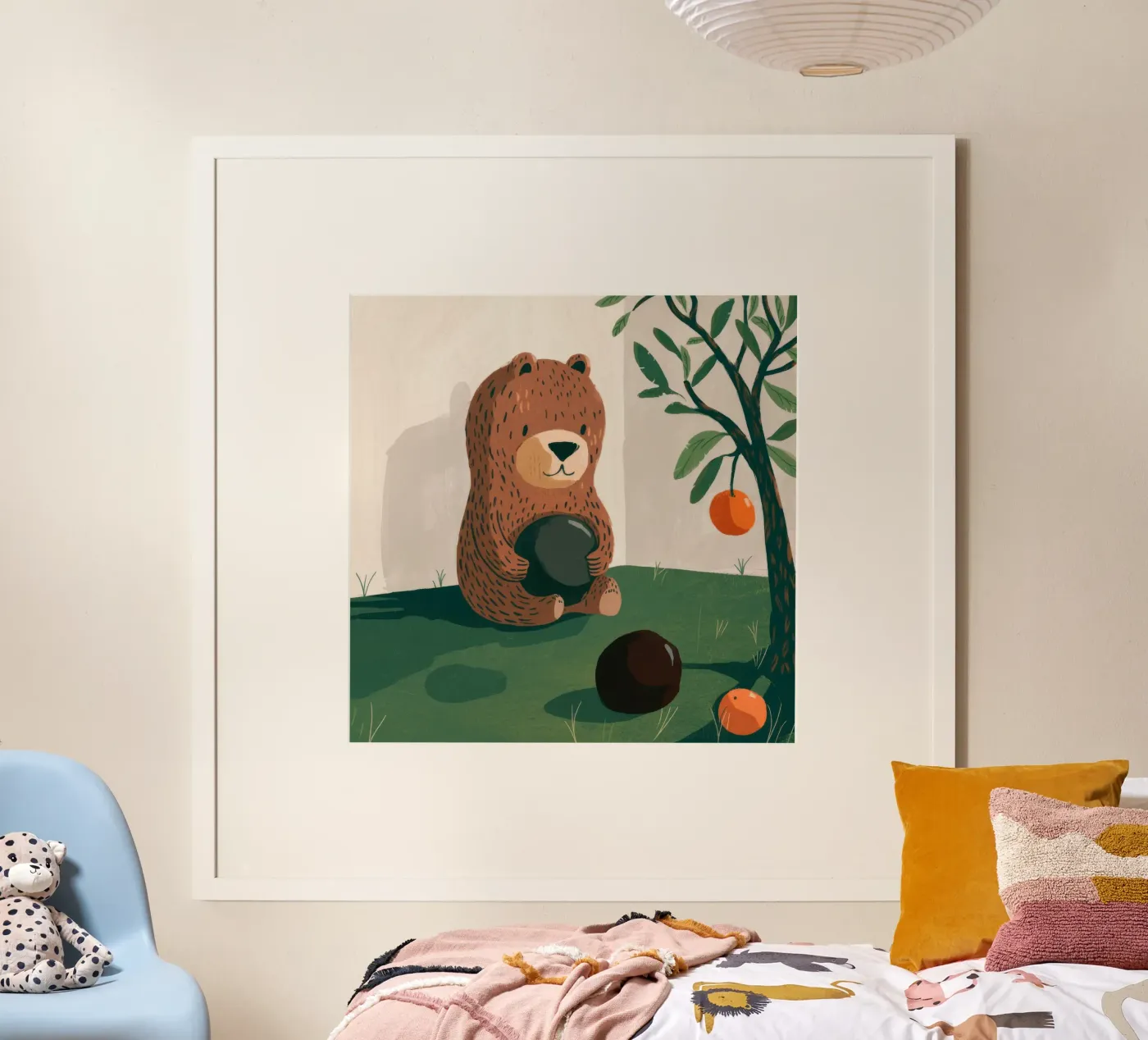 Harvest Bear Delight poster by Timeless Huse