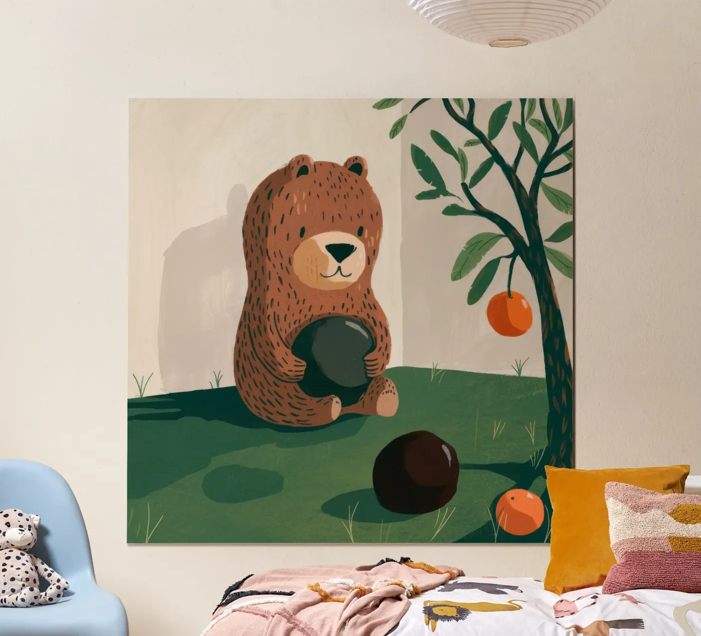 Harvest Bear Delight poster de Timeless Huse