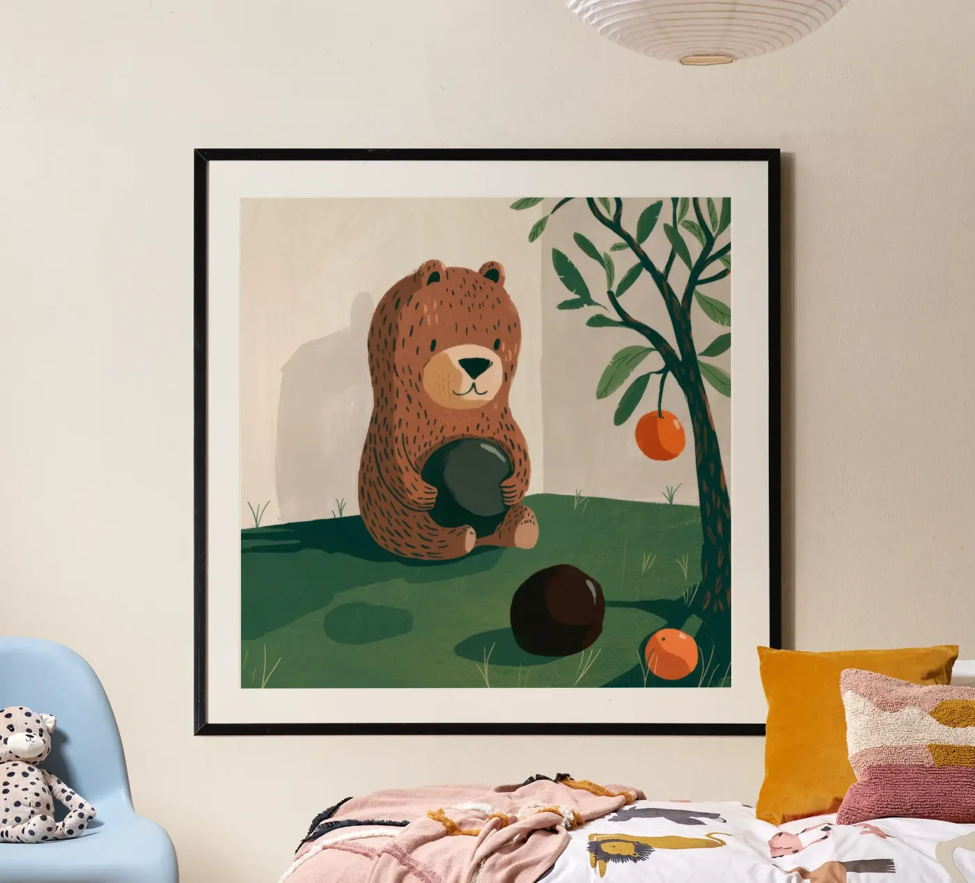Harvest Bear Delight poster by Timeless Huse