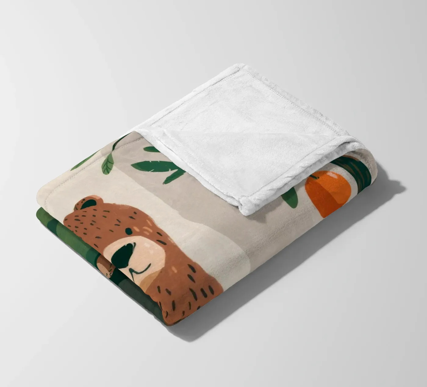 Delizia dell'orso del raccolto coperta in pile da Timeless Huse