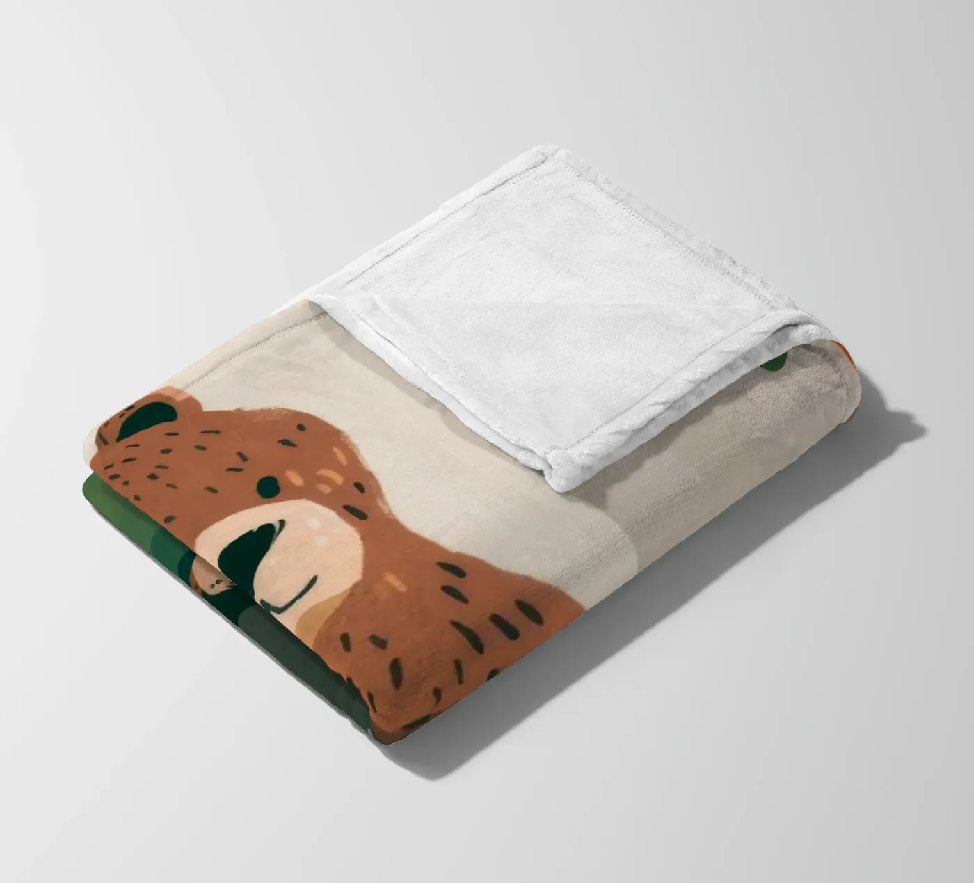 Delizia dell'orso del raccolto coperta in pile da Timeless Huse
