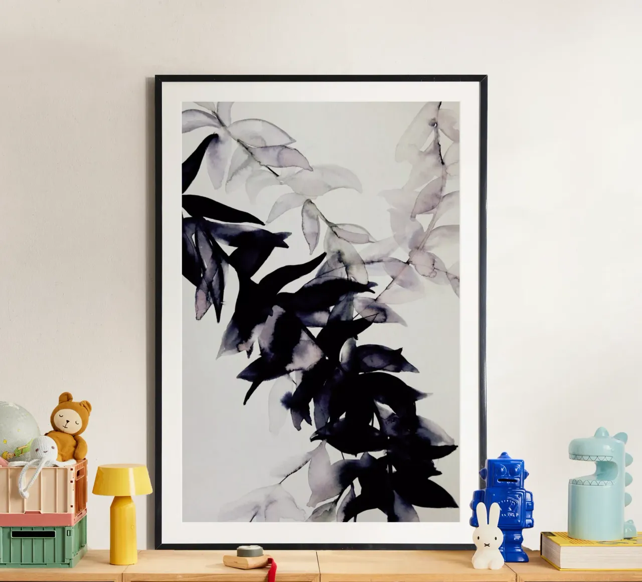 Falls Tide poster with plastic frame by Leigh Viner