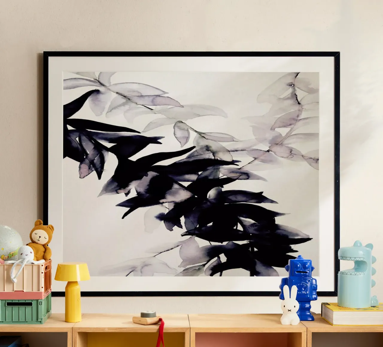 Falls Tide poster with plastic frame by Leigh Viner