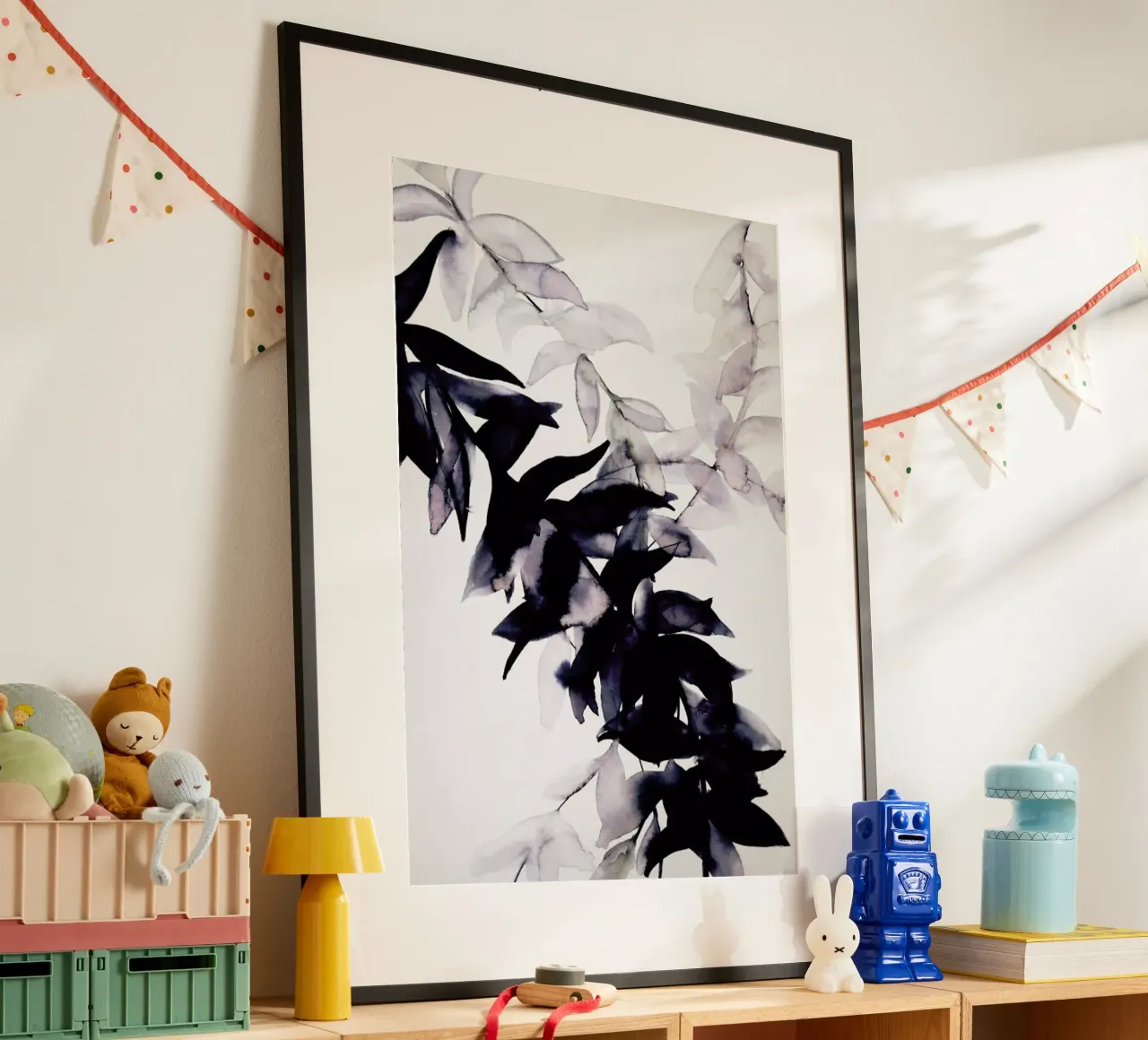 Falls Tide poster with plastic frame by Leigh Viner