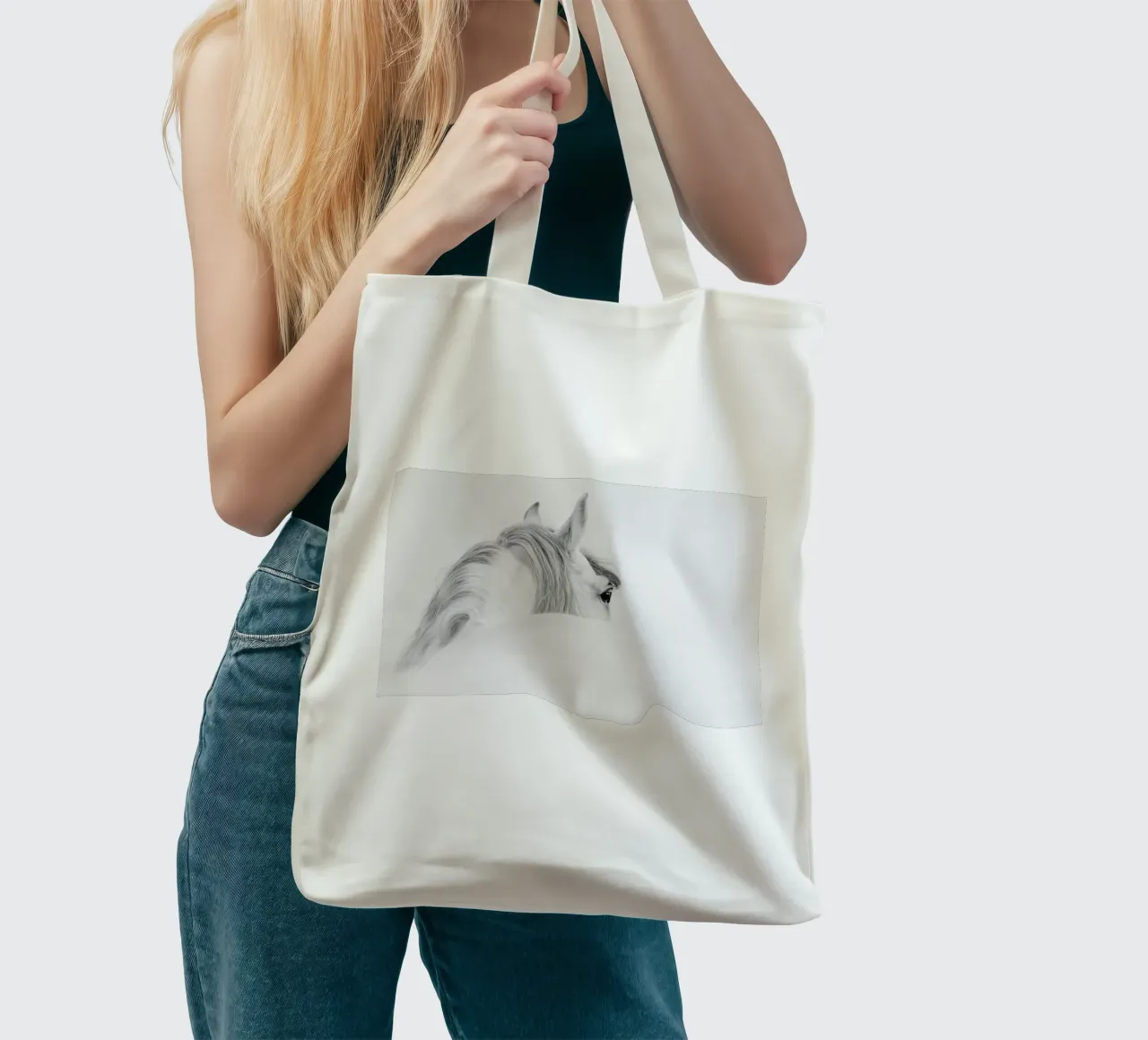 Silver Mane Jutebeutel von Natural Kingdom