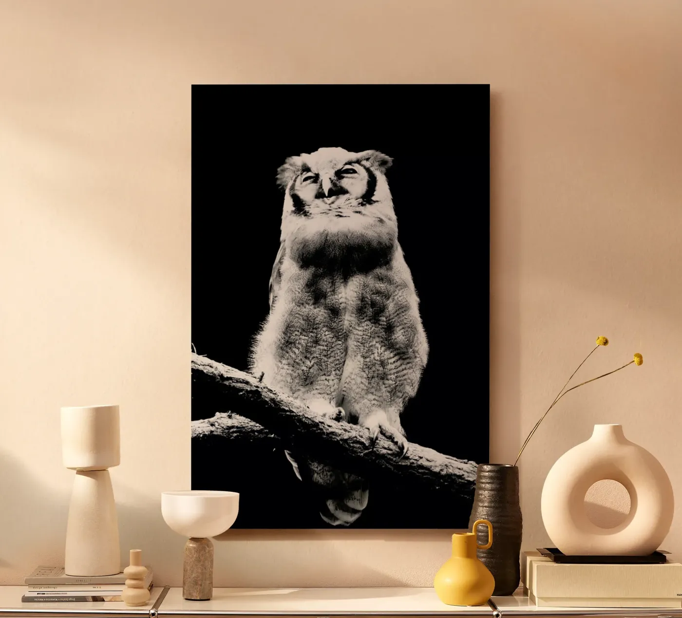 Dark Owl forex plate by Babett Schultze