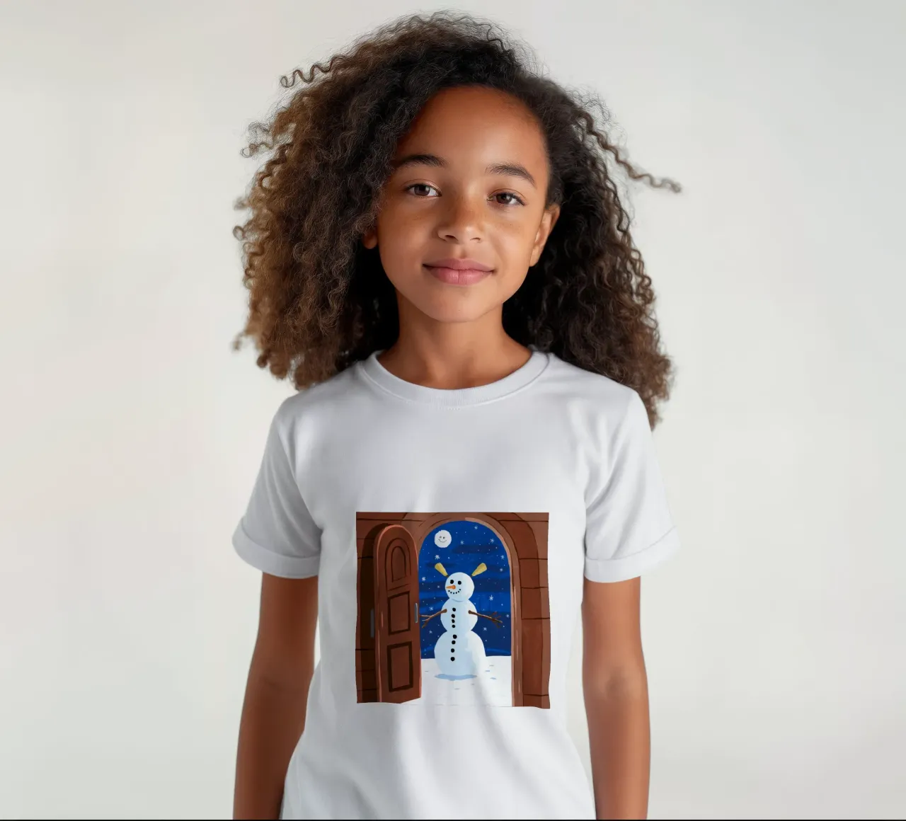 ijzig winterlandschap kinder t-shirt van Timeless Huse