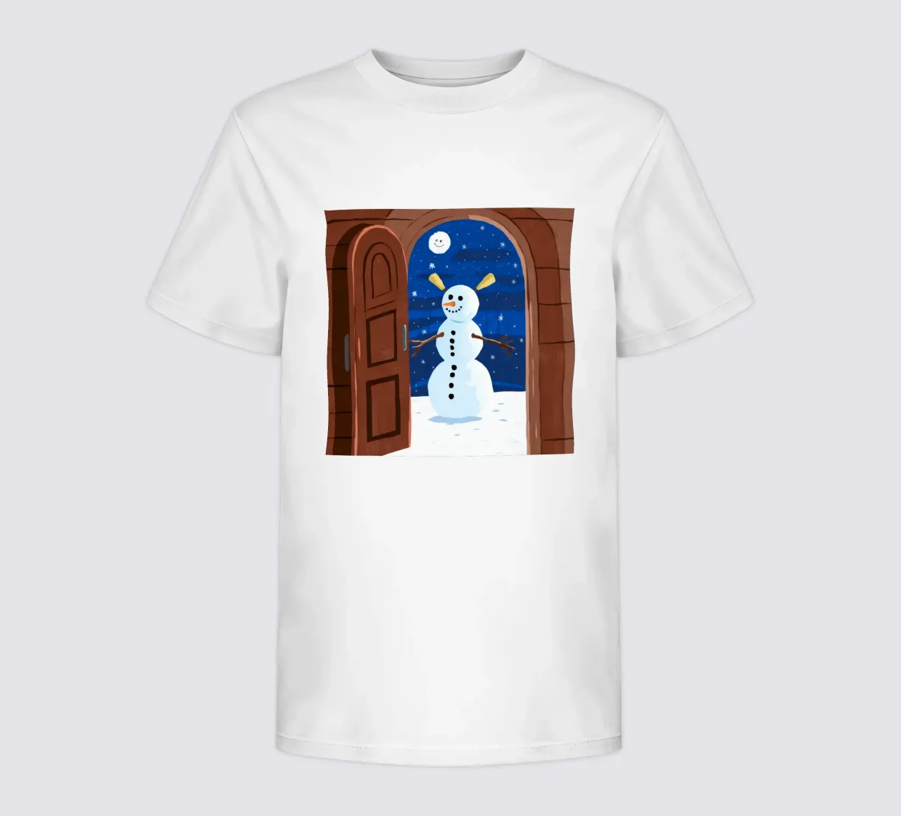 ijzig winterlandschap kinder t-shirt van Timeless Huse