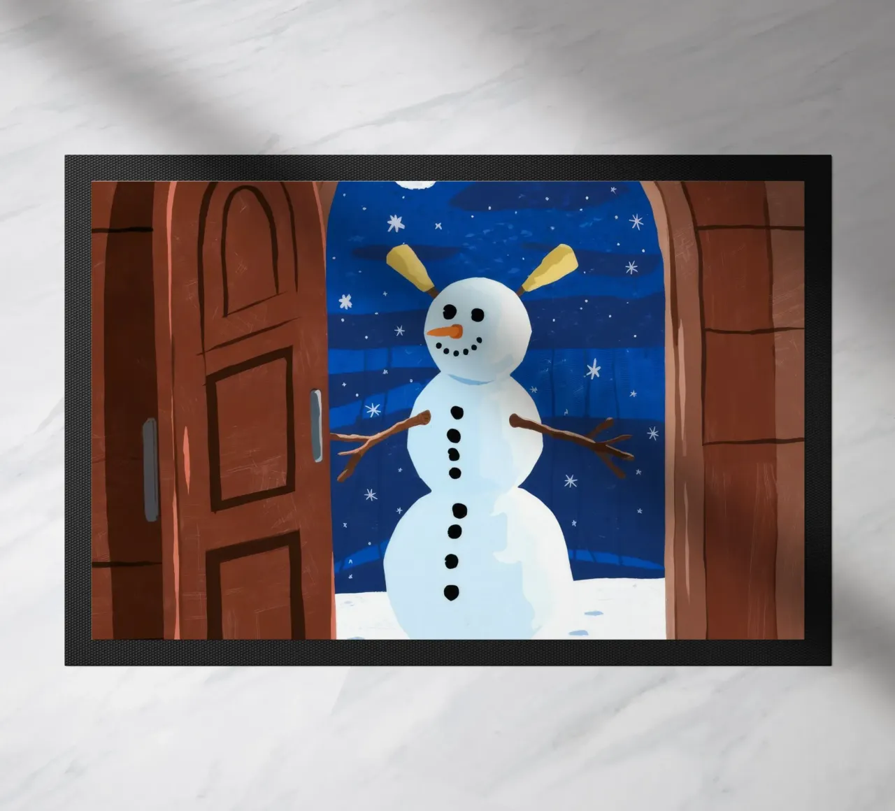 Frosty Winter Wonderland deurmat van Timeless Huse