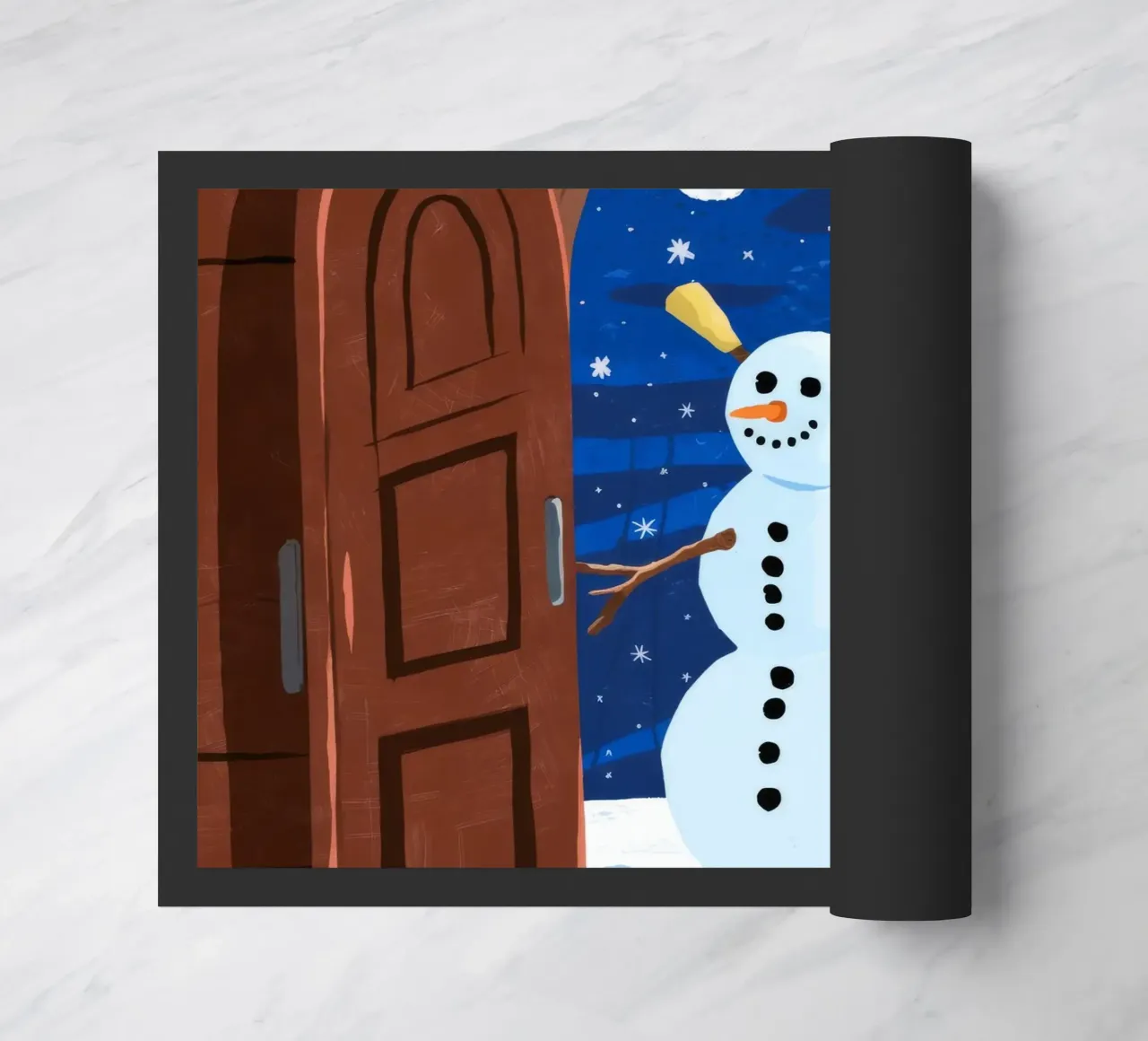 Frosty Winter Wonderland deurmat van Timeless Huse