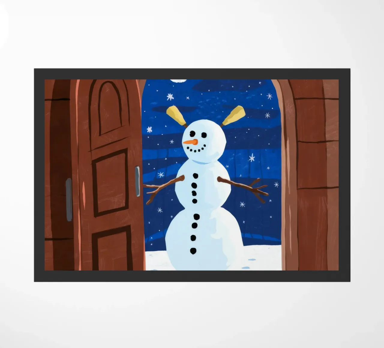 Frosty Winter Wonderland deurmat van Timeless Huse