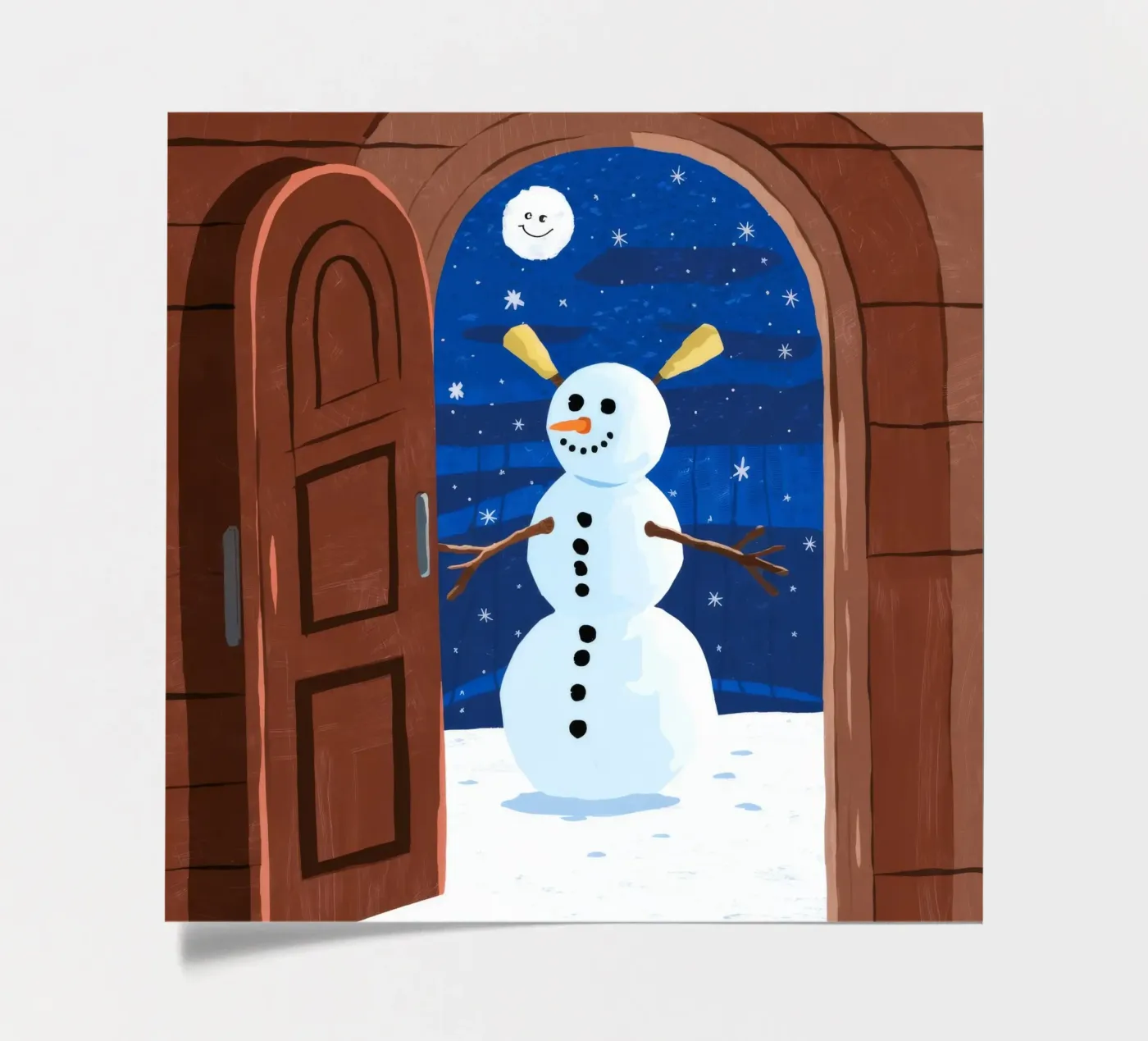 Frosty Winter Wonderland planche autocollant de Timeless Huse