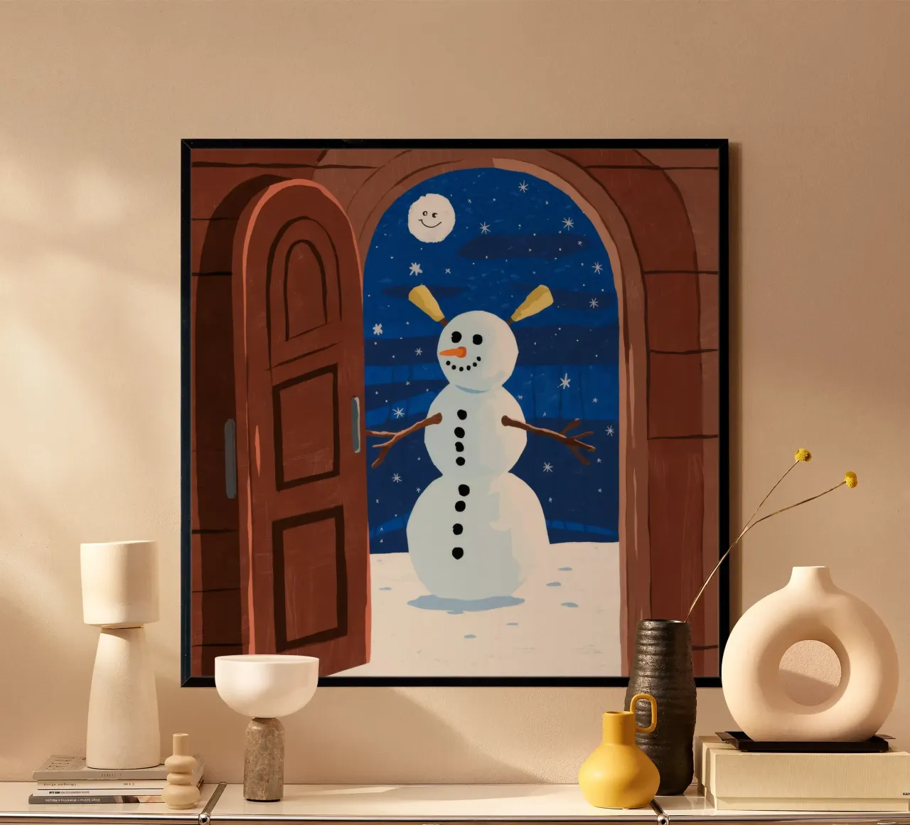 Frosty Winter Wonderland poster van Timeless Huse