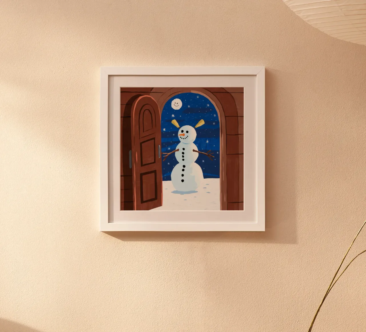 Frosty Winter Wonderland poster van Timeless Huse