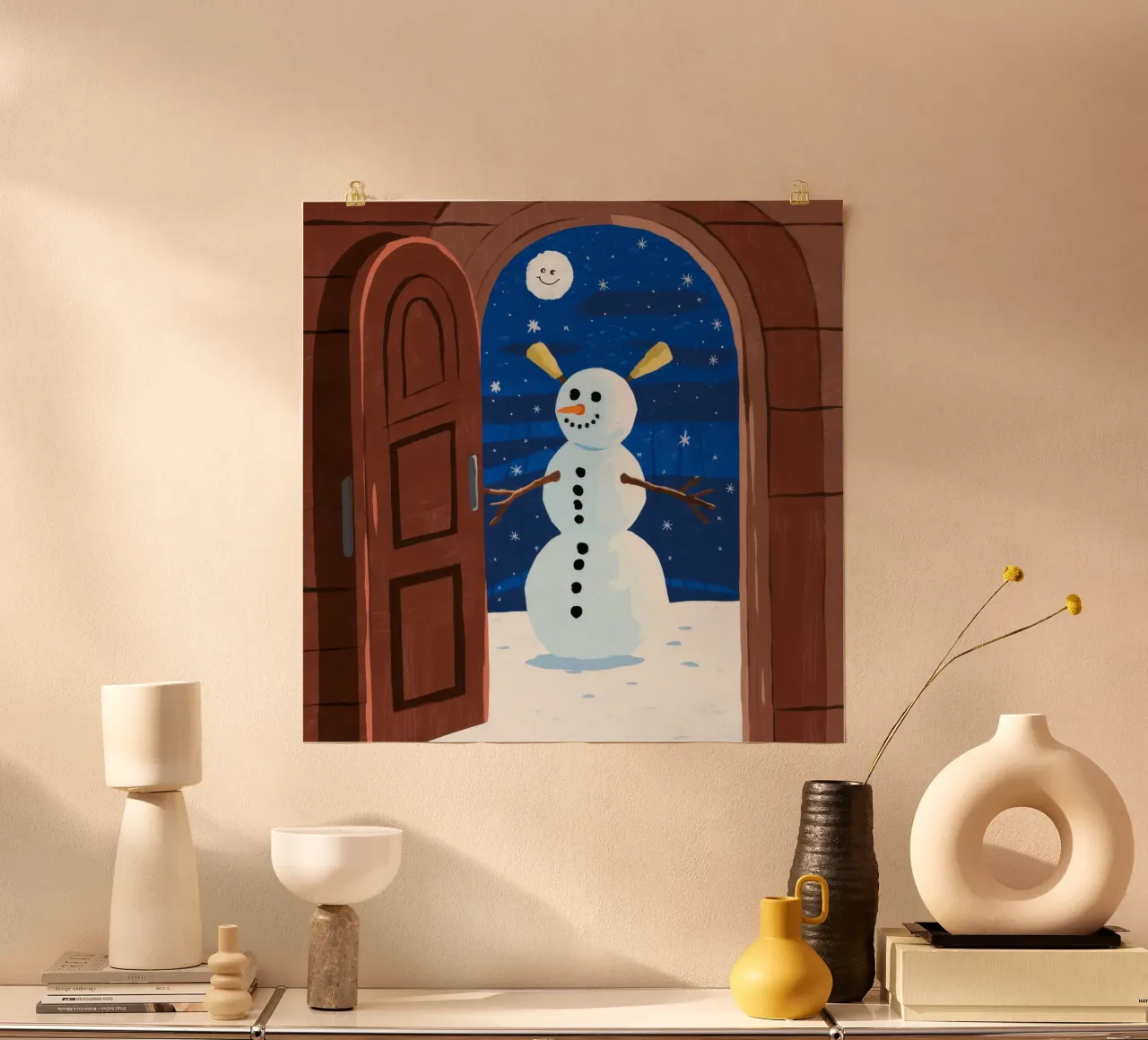 Frosty Winter Wonderland poster van Timeless Huse