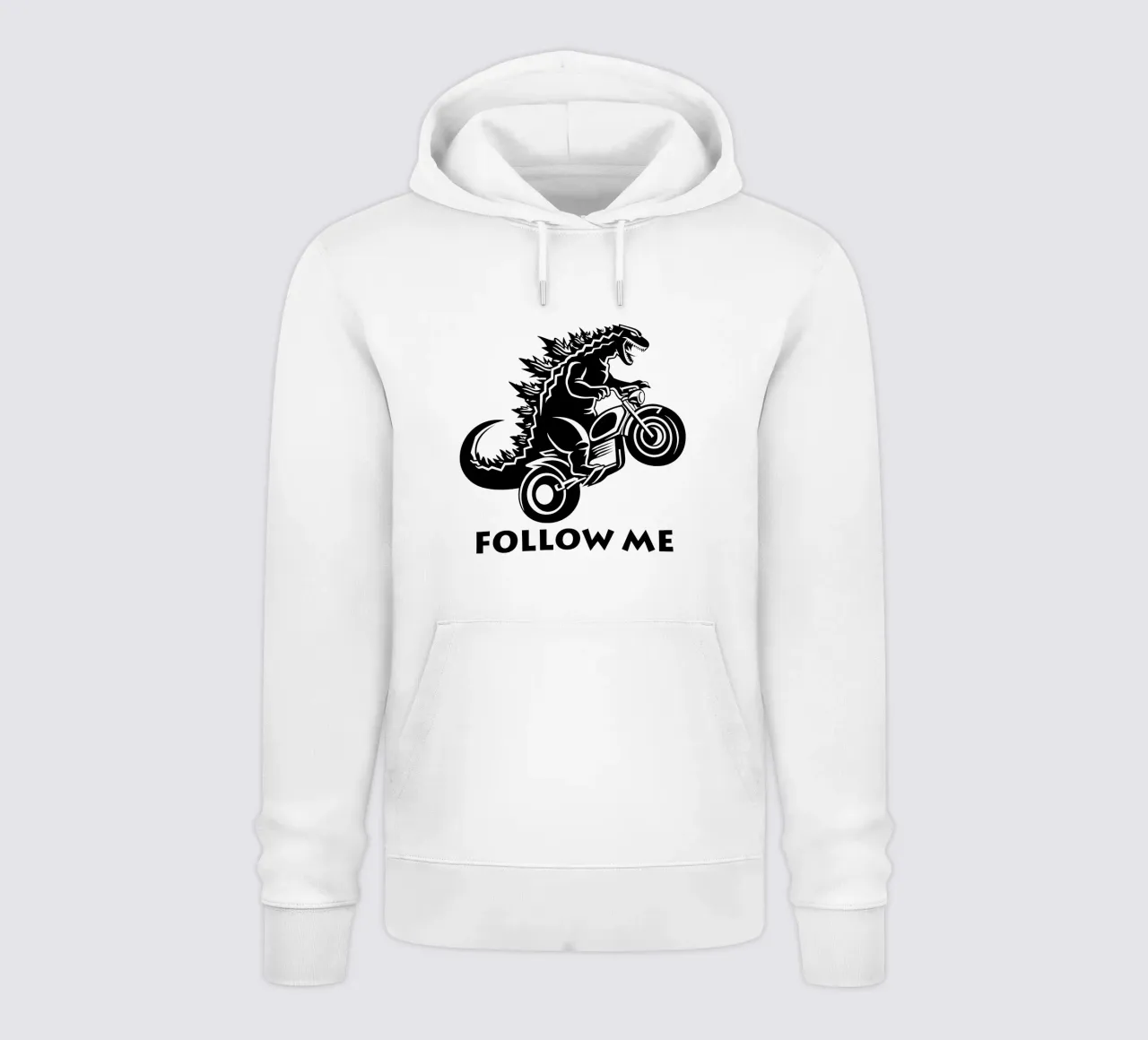 Camicia biker design Follow Me felpa con cappuccio da Autofocus