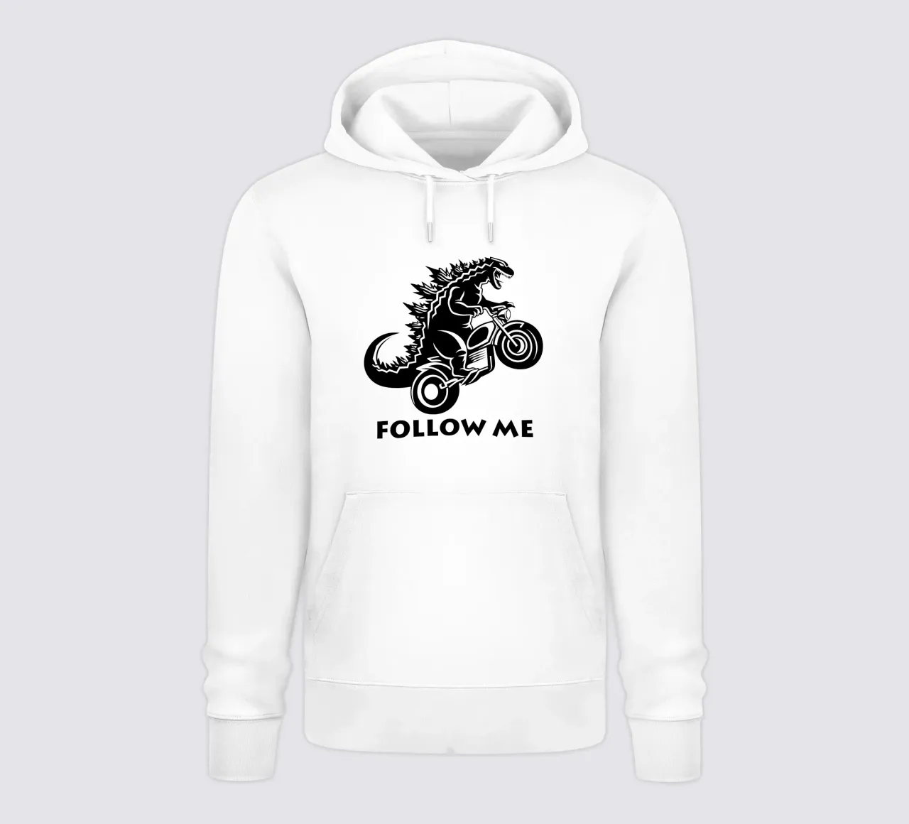 Camicia biker design Follow Me felpa con cappuccio da Autofocus