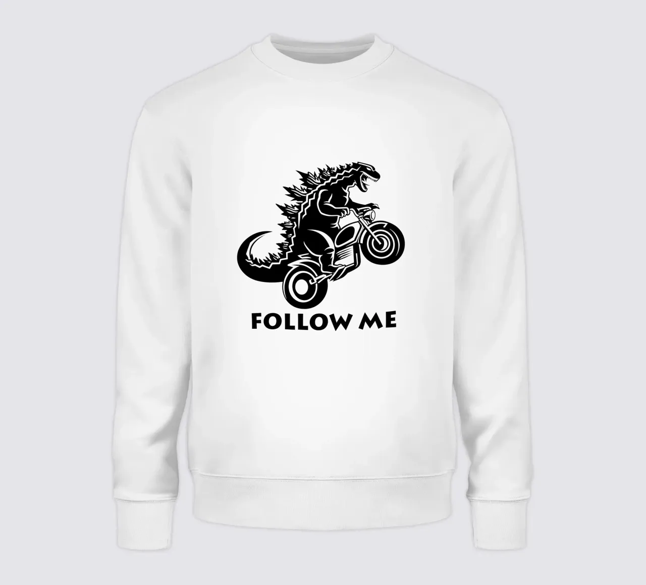 Camicia biker design Follow Me felpa da Autofocus