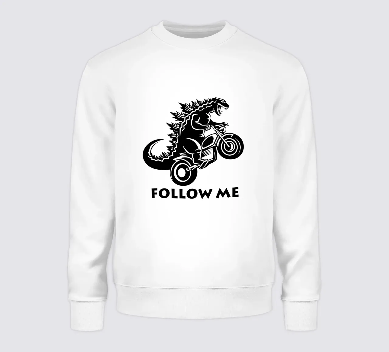 Camicia biker design Follow Me felpa da Autofocus