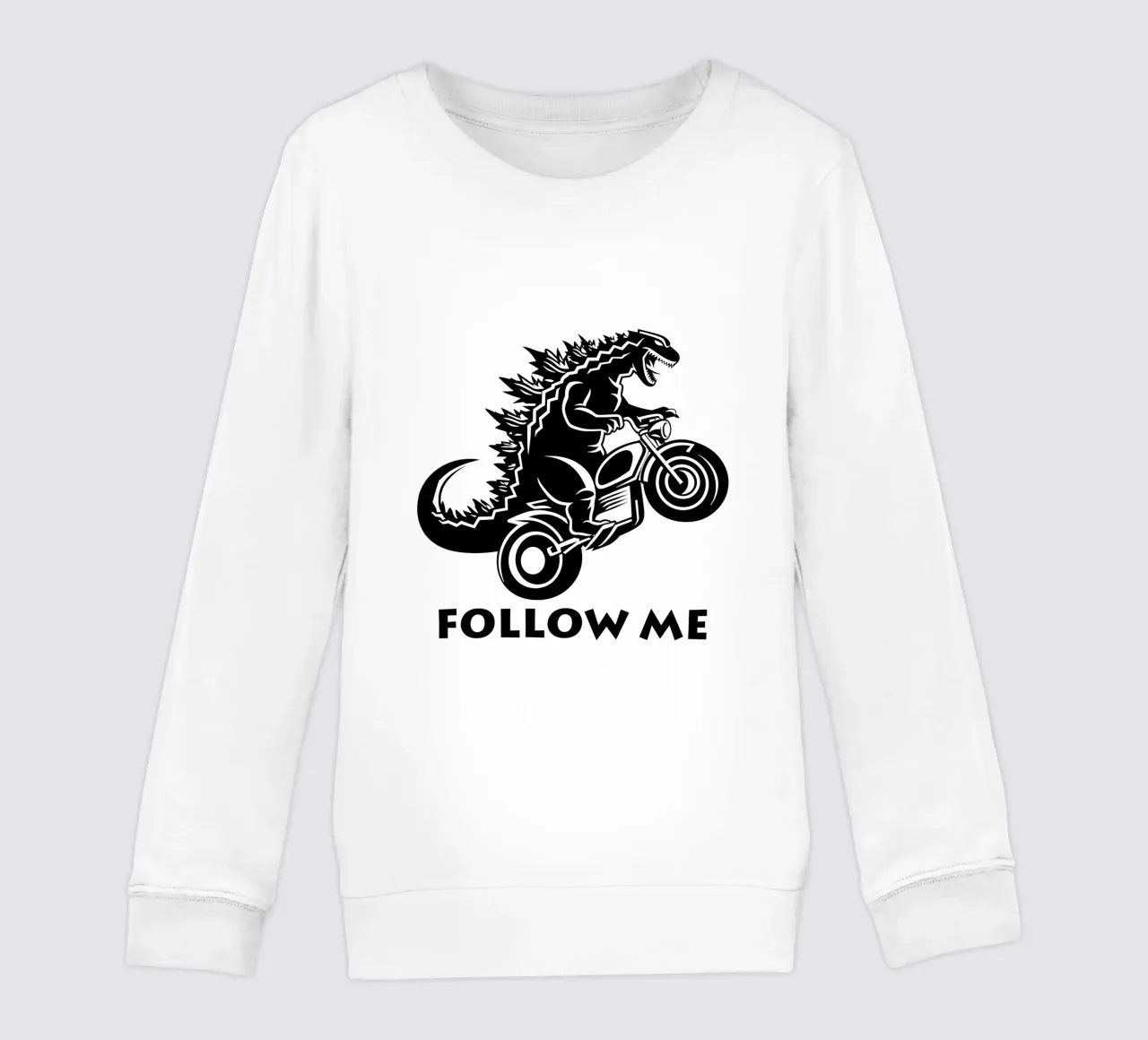 Camicia biker design Follow Me felpa bambino da Autofocus