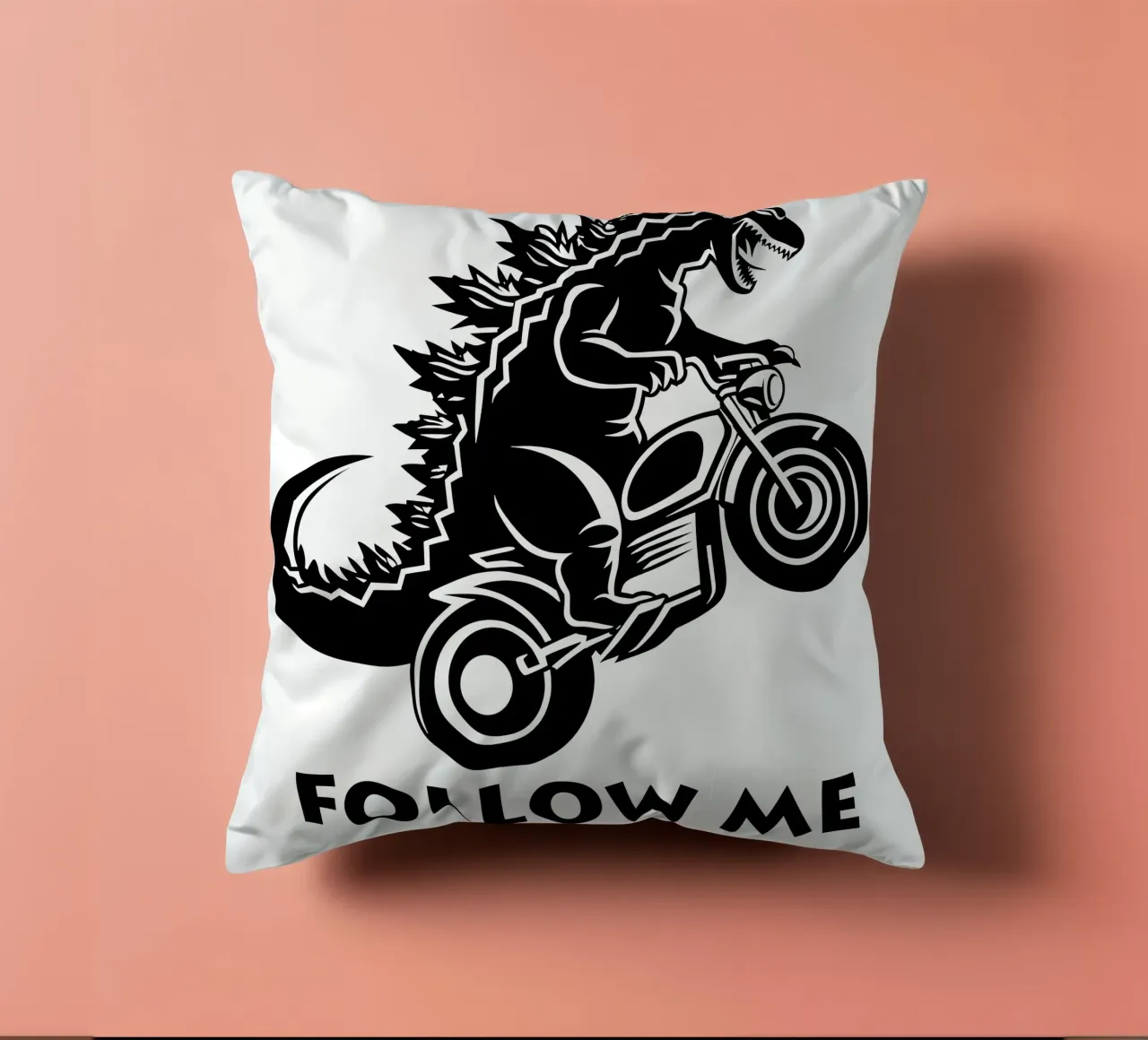 Camicia biker design Follow Me cuscino da Autofocus