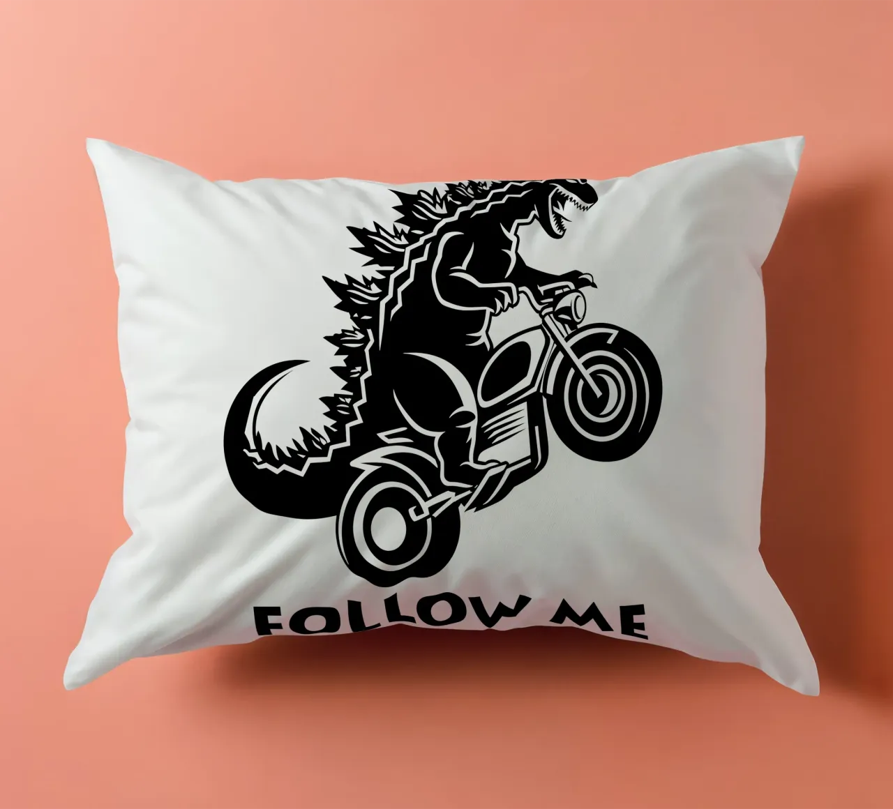 Camicia biker design Follow Me cuscino da Autofocus