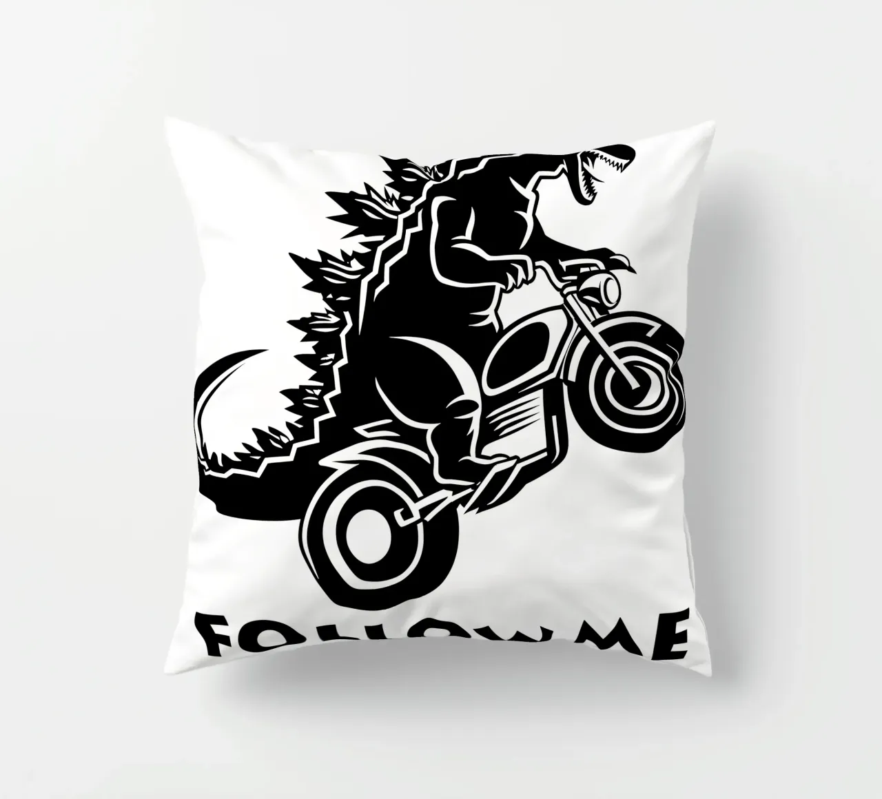 Camicia biker design Follow Me cuscino da Autofocus