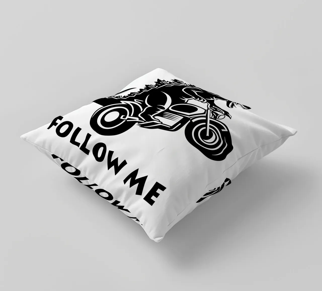 Camicia biker design Follow Me cuscino da Autofocus