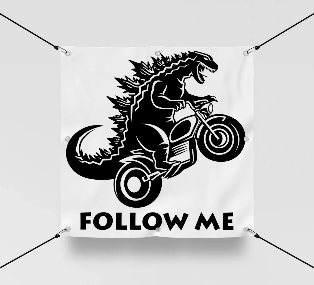 Camicia biker design Follow Me telo in pvc da Autofocus