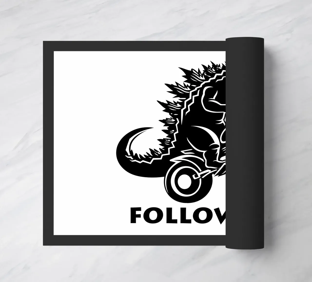 Camicia biker design Follow Me zerbino da Autofocus