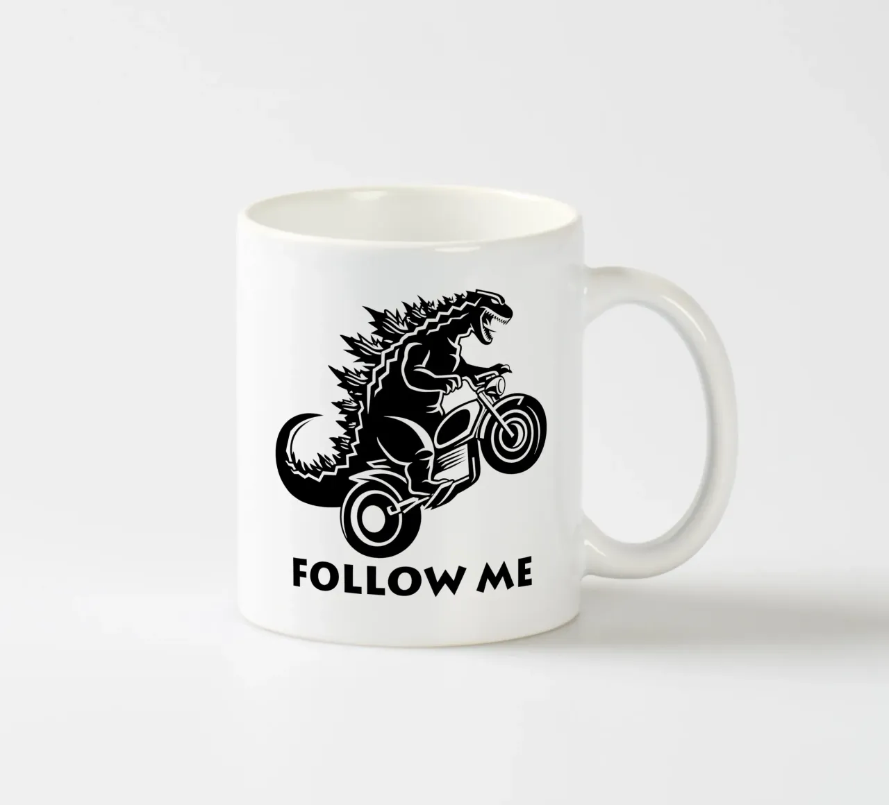 Camicia biker design Follow Me tazza in ceramica da Autofocus