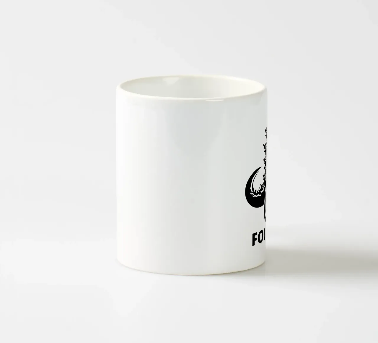 Camicia biker design Follow Me tazza in ceramica da Autofocus