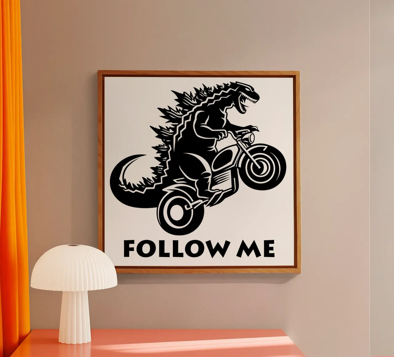 Camicia biker design Follow Me plexiglass da Autofocus