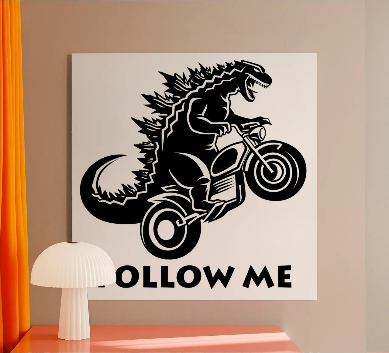 Camicia biker design Follow Me plexiglass da Autofocus