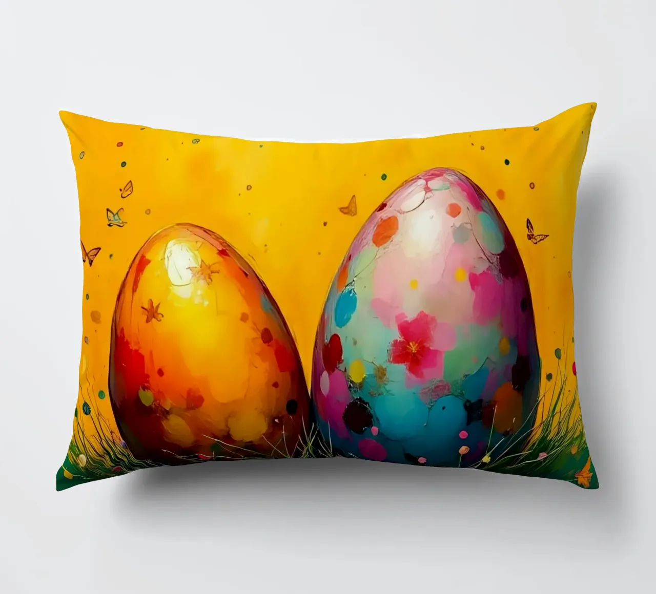 Easter_style_B_9 decorative cushion by Farb- und Blütenzauber by LK