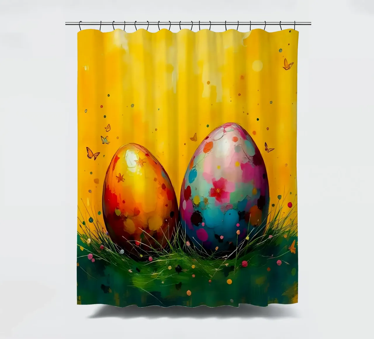 Ostern_Stil_B_9 Duschvorhang von Farb- und Blütenzauber by LK