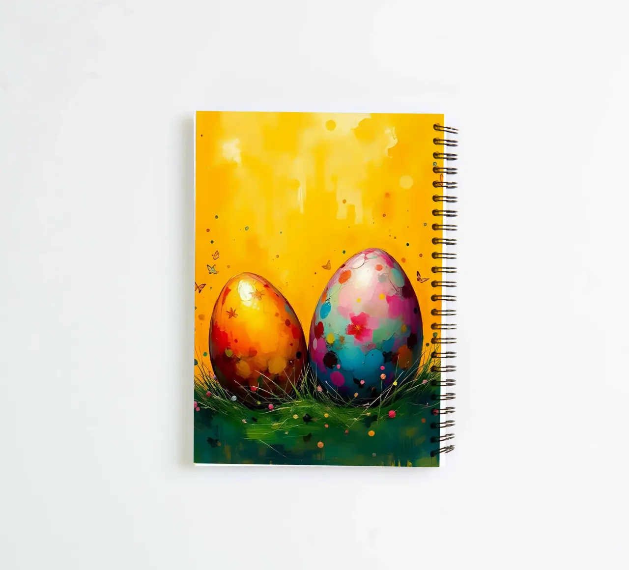 Easter_style_B_9 spiral notebook by Farb- und Blütenzauber by LK