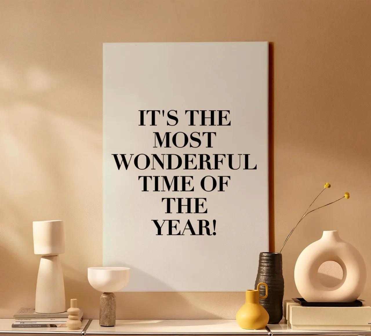 Wonderful Time Of The Year tela con Cornice a cassetta da Ayleen