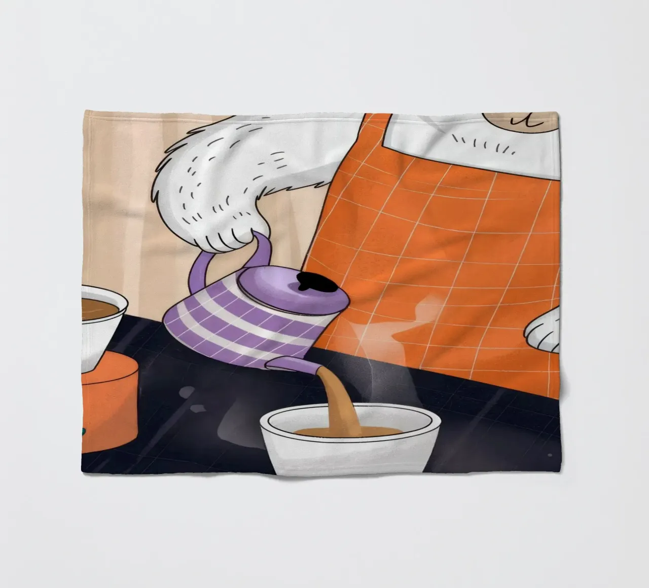 Rituale del caffè mattutino coperta in pile da Timeless Huse
