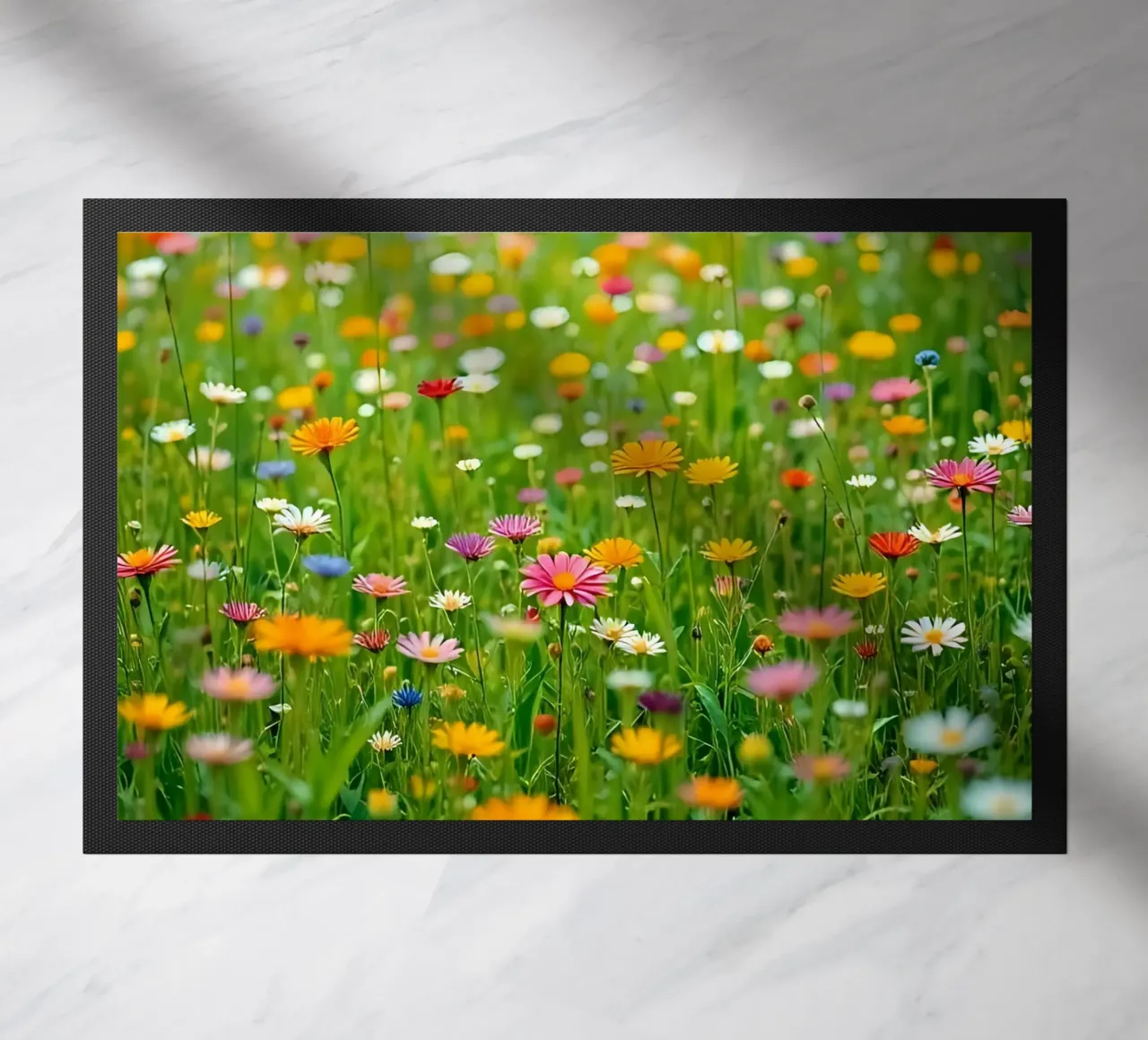 Flower meadow_style_A_1 doormat by Farb- und Blütenzauber by LK