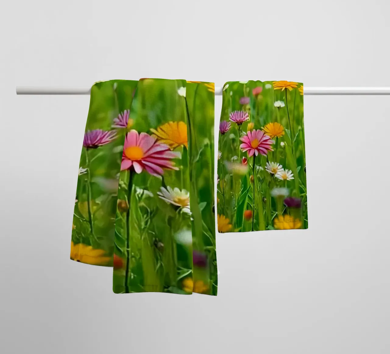 Fiore prato_stile_A_1 asciugamano da bagno da Farb- und Blütenzauber by LK